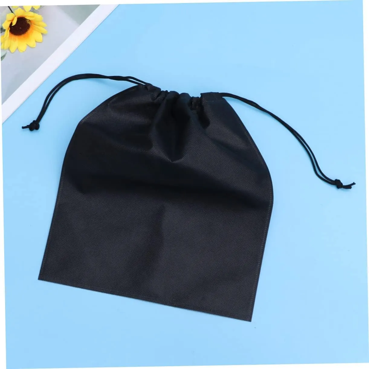 3sets Multi-purpose Drawstring Storage Bags Small Vacuum Storage Pouches Garment Bags for Travel Nonwoven Shoe Clothes for Travel Mesh Organizer 4pcs*3