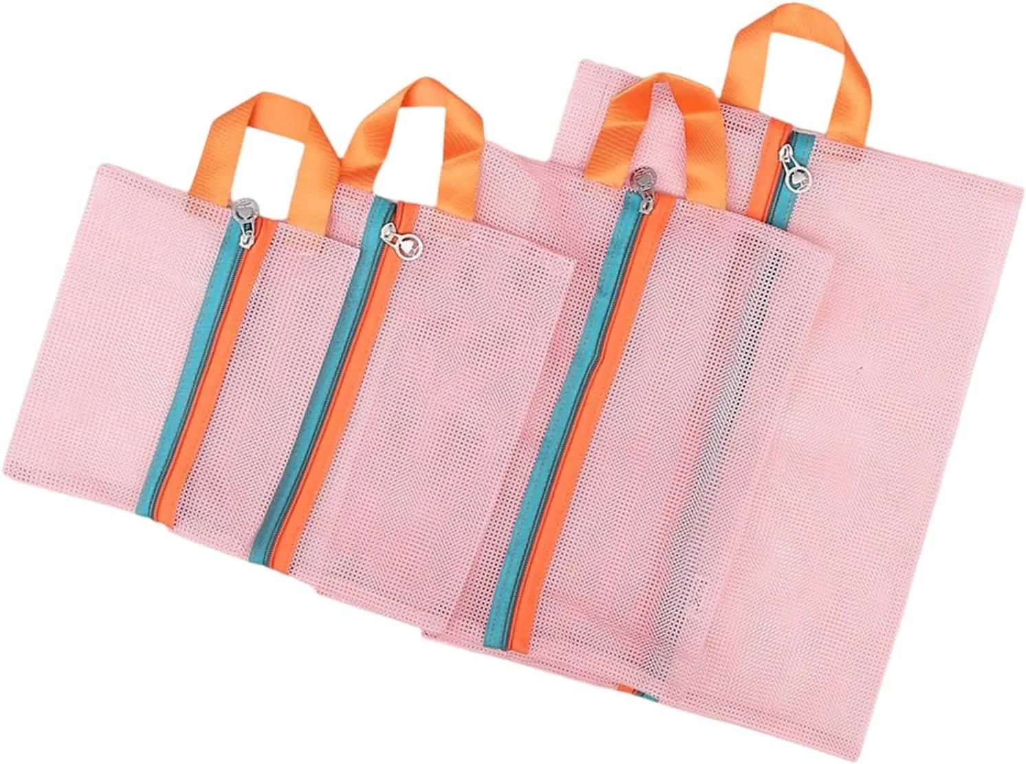 4 Pieces Multiple Sizes Travel Meshes Bags For Efficient Packing And Storage With Breathable And Materials