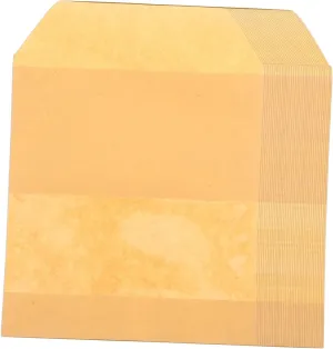 50 Pack Kraft Paper Underwear Packaging Bags Self-seal Travel Pouches for Cosmetics Clothing and