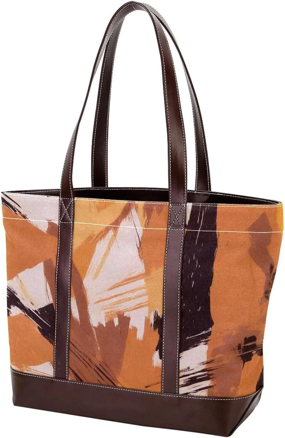 Abstract Art-175 Tote Bags Durable Leather Canvas Purses and Handbags for Women Top Handle Shoulder Satchel Hobo Bags