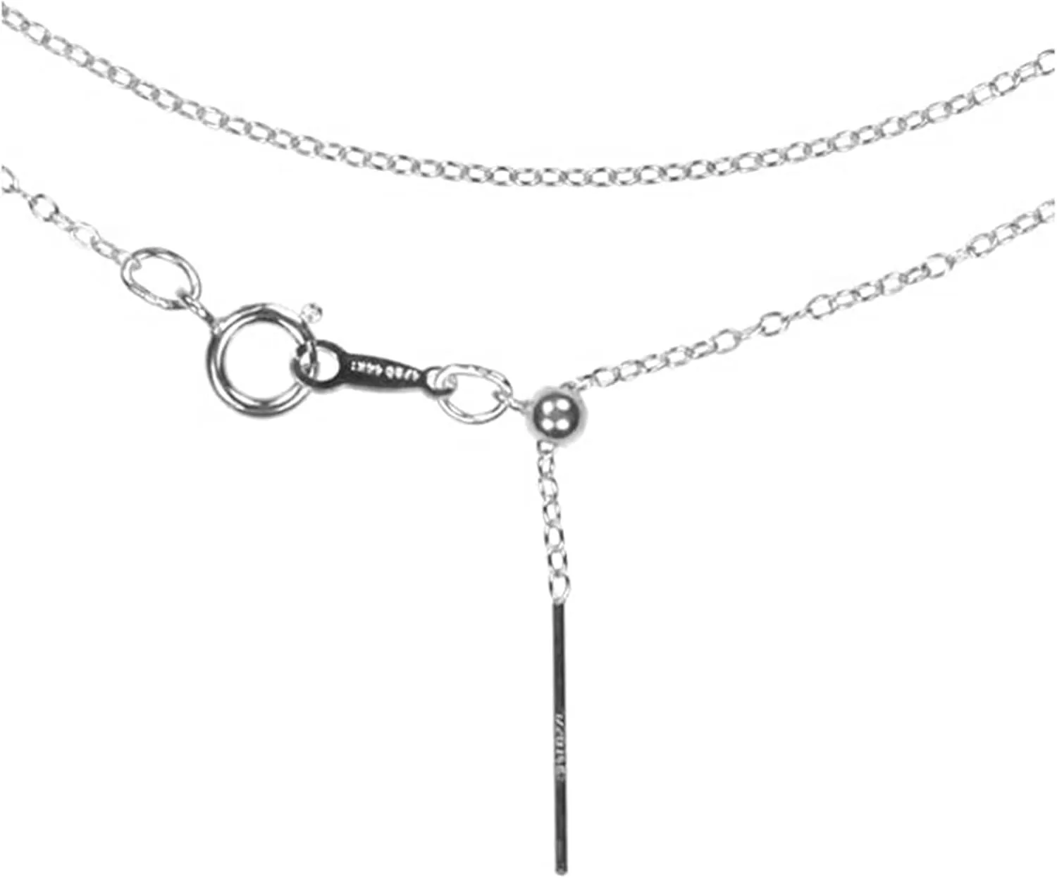 Add-A-Bead/Pearl Cable 14k Gold Filled, Silver Chain necklace or bracelet Gift for Women Adjustable Length 22", 18" or 8"