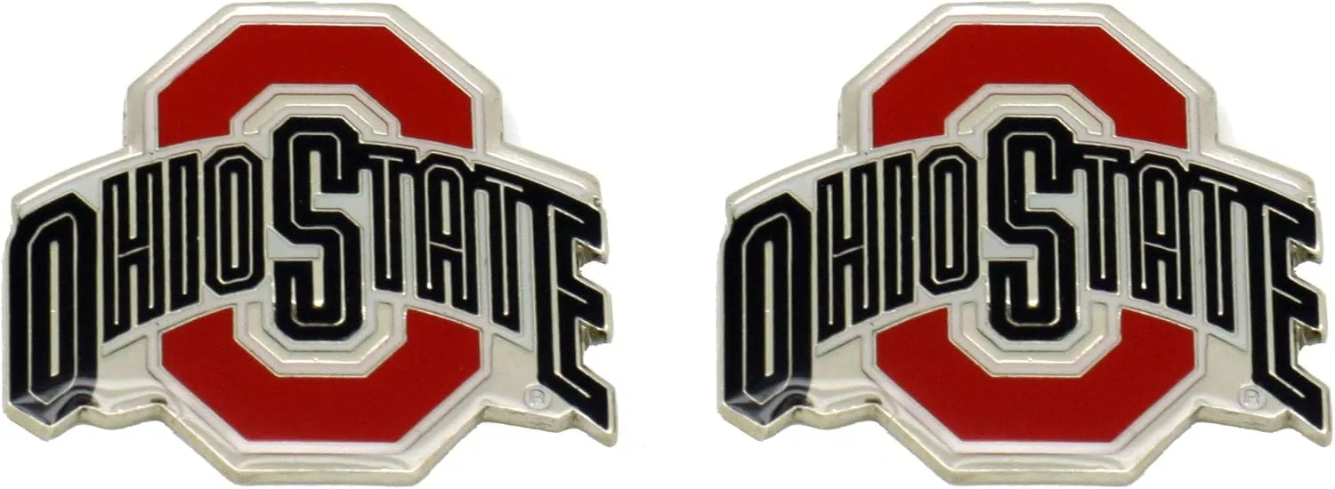 Aminco NCAA Ohio State Buckeyes Logo Post Earrings