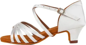 AOQUNFS Girls Latin Dance Shoes Low Heels Tango Salsa Ballroom Practice Performance Dancing Shoes,EM-XGGZS