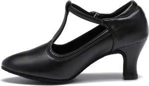 AOQUNFS Women Character Dance Shoes Ballroom Salsa Practice Performance Dancing Shoes,111