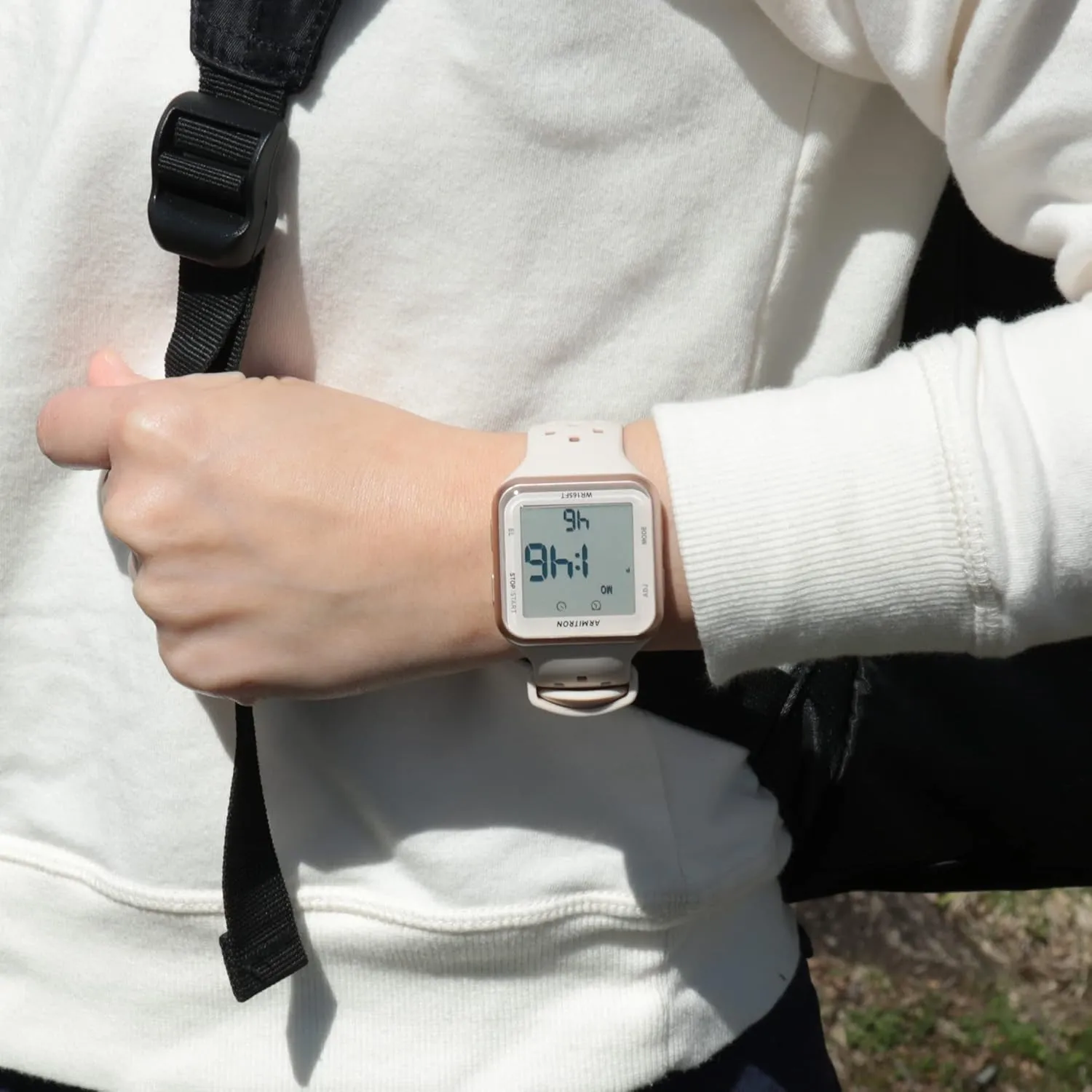 Armitron Sport Unisex Digital Chronograph Silicone Strap Watch, 40/8417