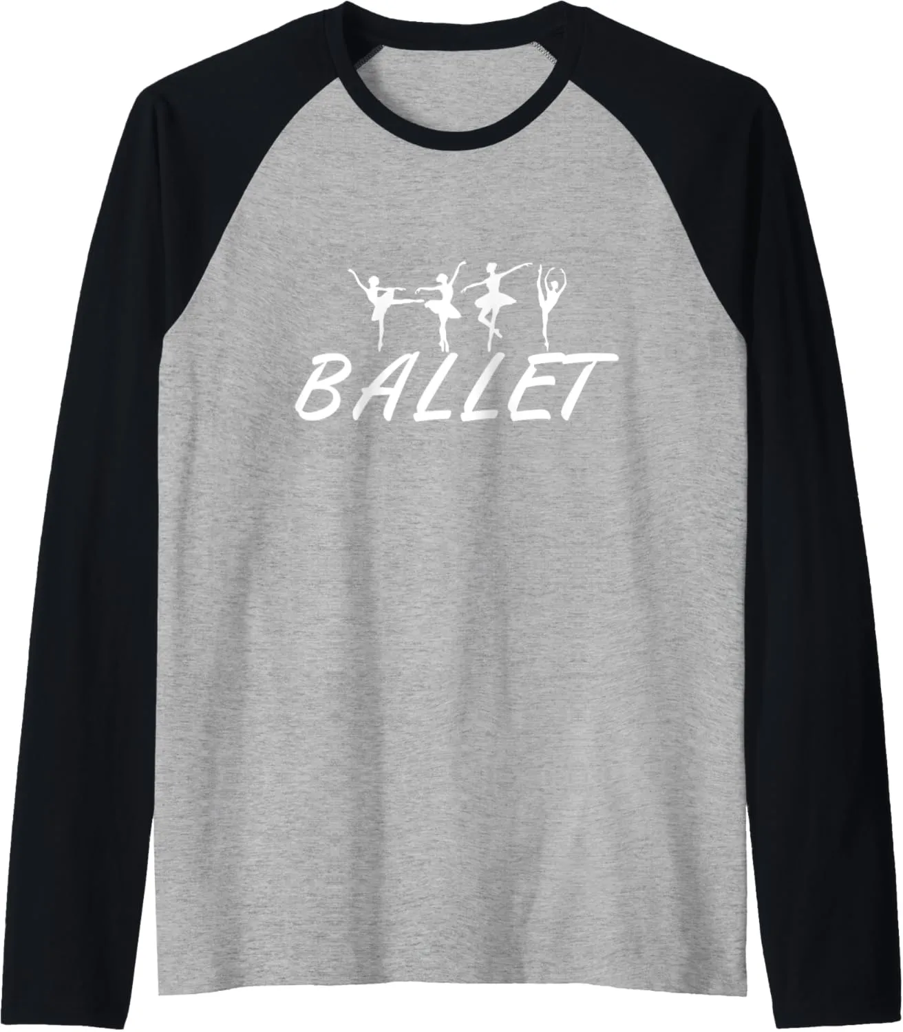 Ballet Dancer I Ballet Shoes Ballet Dance Girl Ballet Raglan Baseball Tee
