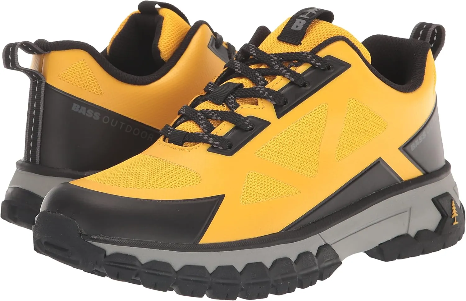 BASS OUTDOOR Women's Peak Seamless Hiking Shoes  Lace-up Trail Sneakers