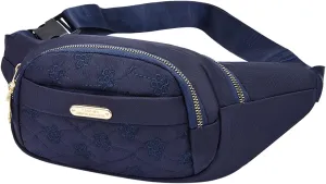 Belt Bag for Women Men Water Proof Mini Everywhere Crossbody Waist Bag Adjustable Strap Vegan Leather Women's Fanny Pack with Zipper