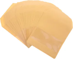 BESPORTBLE 50 Self-sealing Underwear Packing Bags Kraft Paper Storage Pouches for Clothes Travel Seal Bags for Men Women