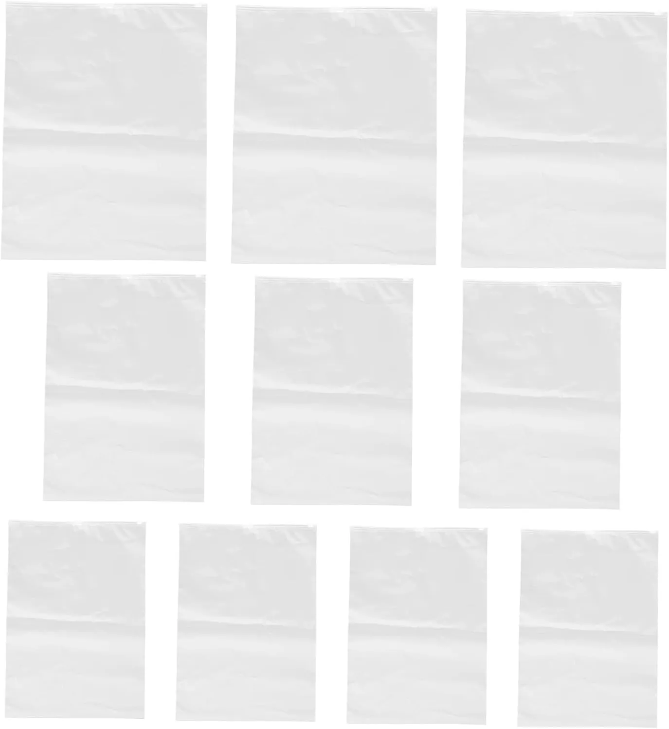 BESPORTBLE Laundry Bag Zipper 10pcs Travel Sealed Storage Pouches Garment Duffle Bags for Suitcases
