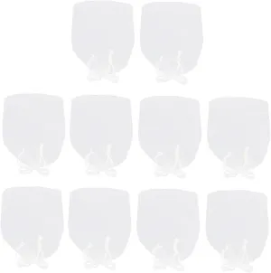BESTYASH 10pcs Suitcase Clothing Bag Travel Sealed Storage Bags Waterproof Drawstring Luggage Garment