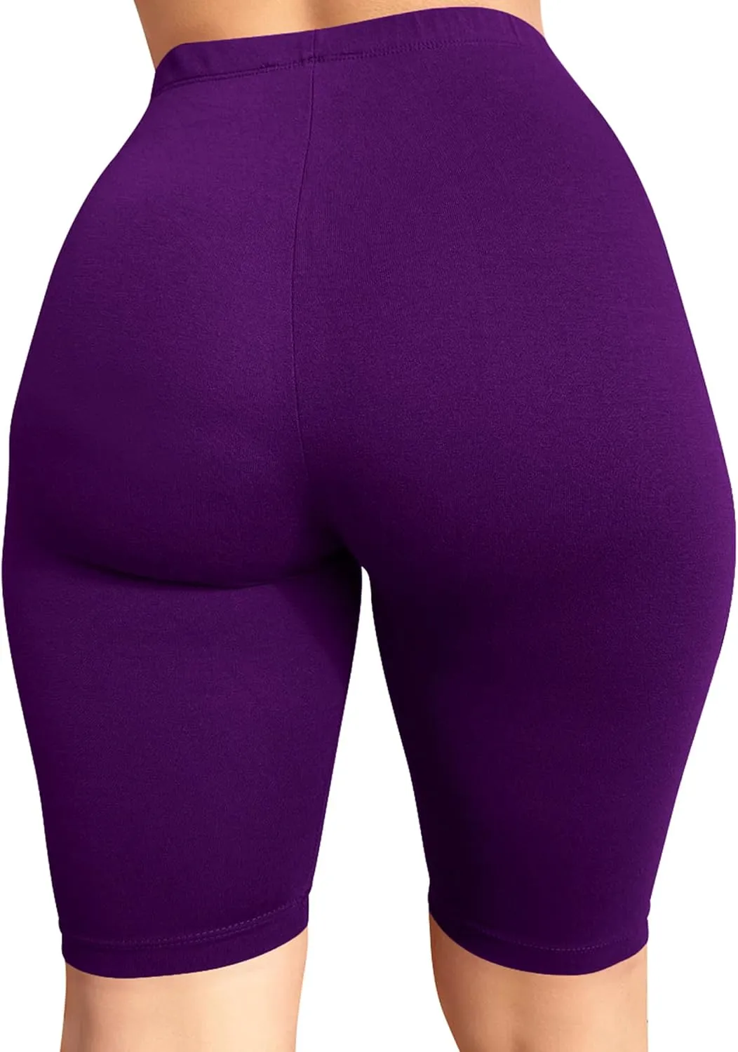 BORIFLORS Women's Athletic Workout High Waist Gym Biker Shorts