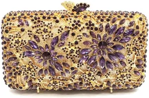 Bridal Wedding Party Purse Women Evening Party Bag Diamonds Crystal Clutches Wallet