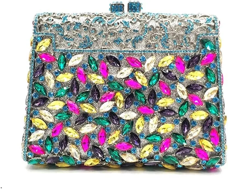 Bridal Wedding Party Purse Women Evening Party Handbag Clutches Elegant Crystal Purses