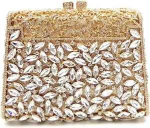 Bridal Wedding Party Purse Women Evening Party Handbag Clutches Elegant Crystal Purses
