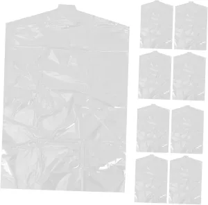 Cabilock 30Pcs Lightweight Transparent Garment Bags for Closet Storage Dust Protection for Suits Coats Dresses Travel Friendly Clothing Covers for Home and Travel Use