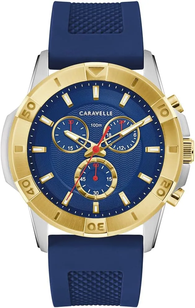 Caravelle by Bulova Men's Sport Aqualuxx 6-Hand Chronograph Watch