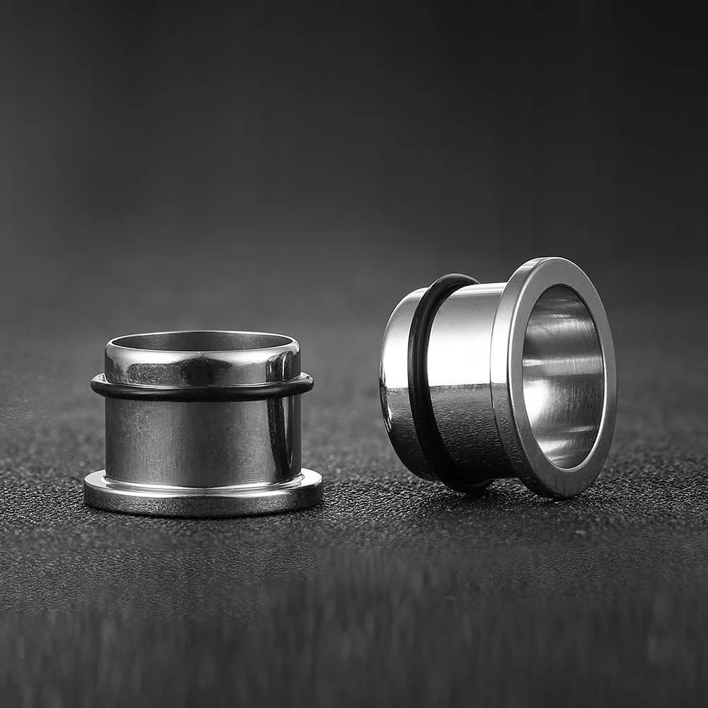 Casvort Unique 0.5mm Increments 00G-1'' Comfy Pain-free Single Flared Dead Stretching Plugs, Hypoallergenic Stretch Friendly Body Piercing Tapers, Pierced Ear Lobe Stretching Kits.