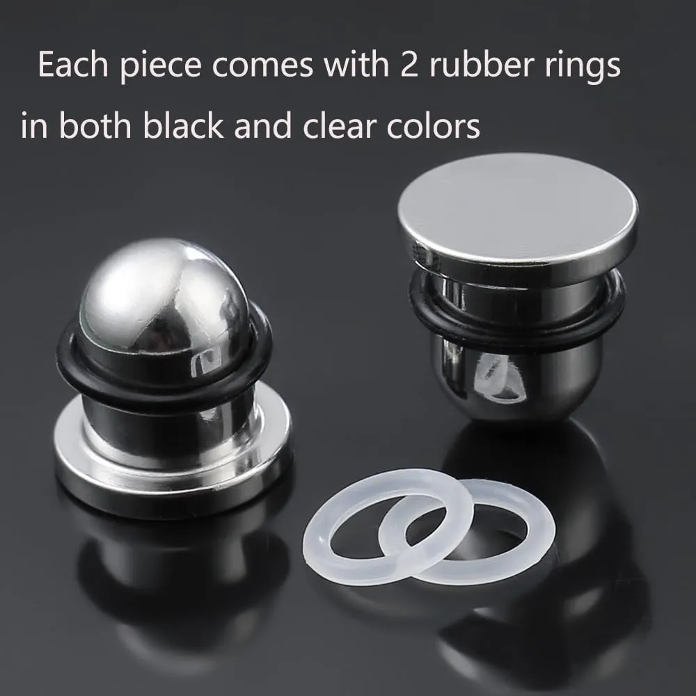 Casvort Unique 0.5mm Increments 16G-00g Comfy Pain-free Single Flared Dead Stretching Plugs, Hypoallergenic Stretch Friendly Body Piercing Tapers, Pierced Ear Lobe Stretching Kits.