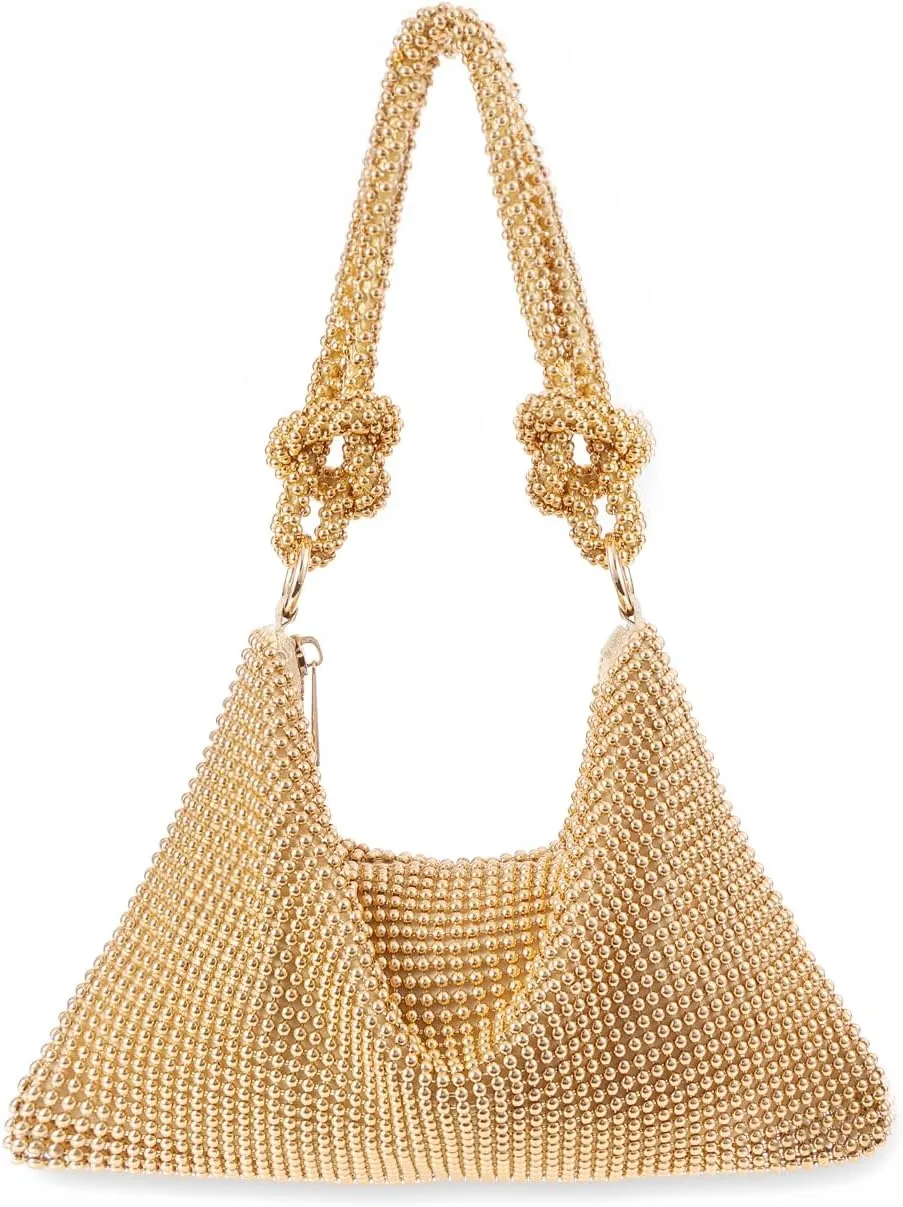 Clutch Purse for Women,Sparkly Rhinestone Evening Bag Wedding & Party Accessories,Handbag Fits Phone,Wallet & Lipstick
