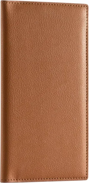 CoBak Premium Leather Checkbook Cover - RFID Blocking, Classic Design, Slim & Durable - Perfect for Personal & Business Checks
