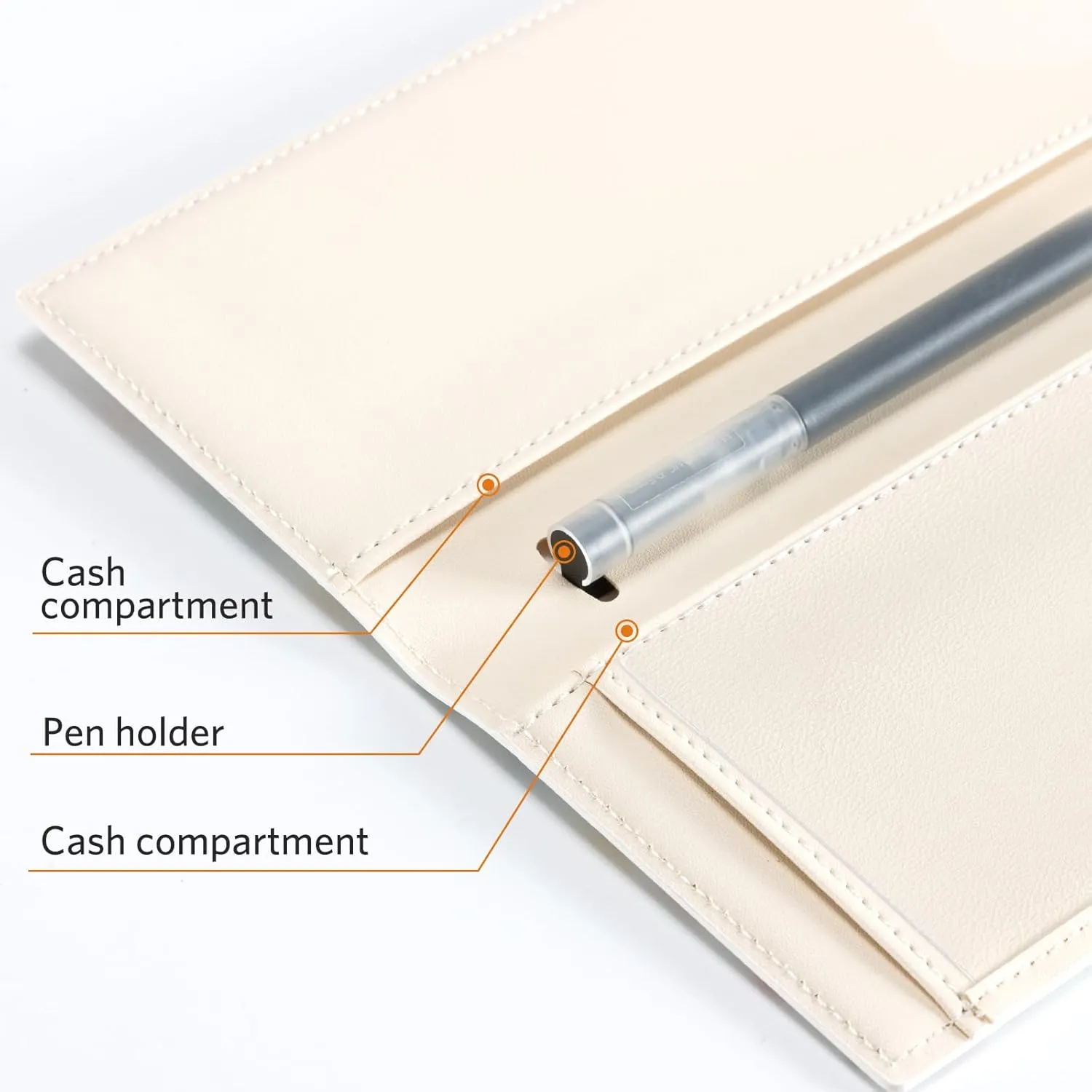 CoBak Premium Leather Checkbook Cover - RFID Blocking, Classic Design, Slim & Durable - Perfect for Personal & Business Checks