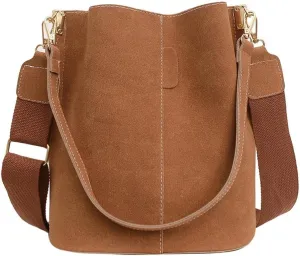 Crossbody Bags for Women PU Leather Tote Bag Shoulder Purse Velvet Retro Satchel Hobo Handbags 2024
