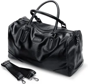 Crossbody Bags Shoulder Bags, Travel Bags for Men, Duffle Bags for Men, Genuine Leather Handbags Briefcases (Color : Black)