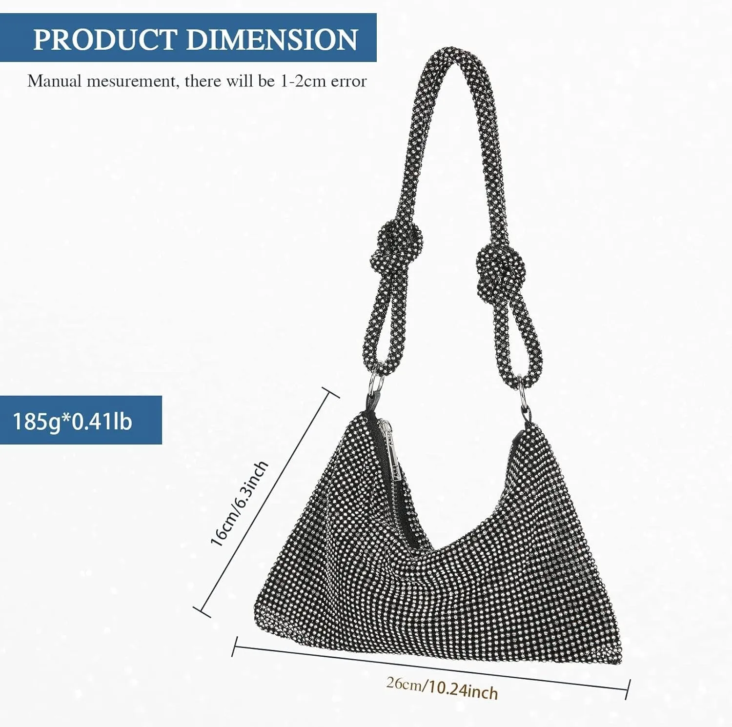 Crystal Handbags Rhinestone Evening Clutches Womens Dinner Bags Bling Ladies Purses