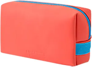 Cute Makeup Bag with Zipper 6.6*4.6 Inch Pu Leather Waterproof Portable Pouch Open Flat Travel Bags for Women Toiletry Small Cosmetic Bag for Purse for Women Wife Girlfriend Valentines Day Gifts