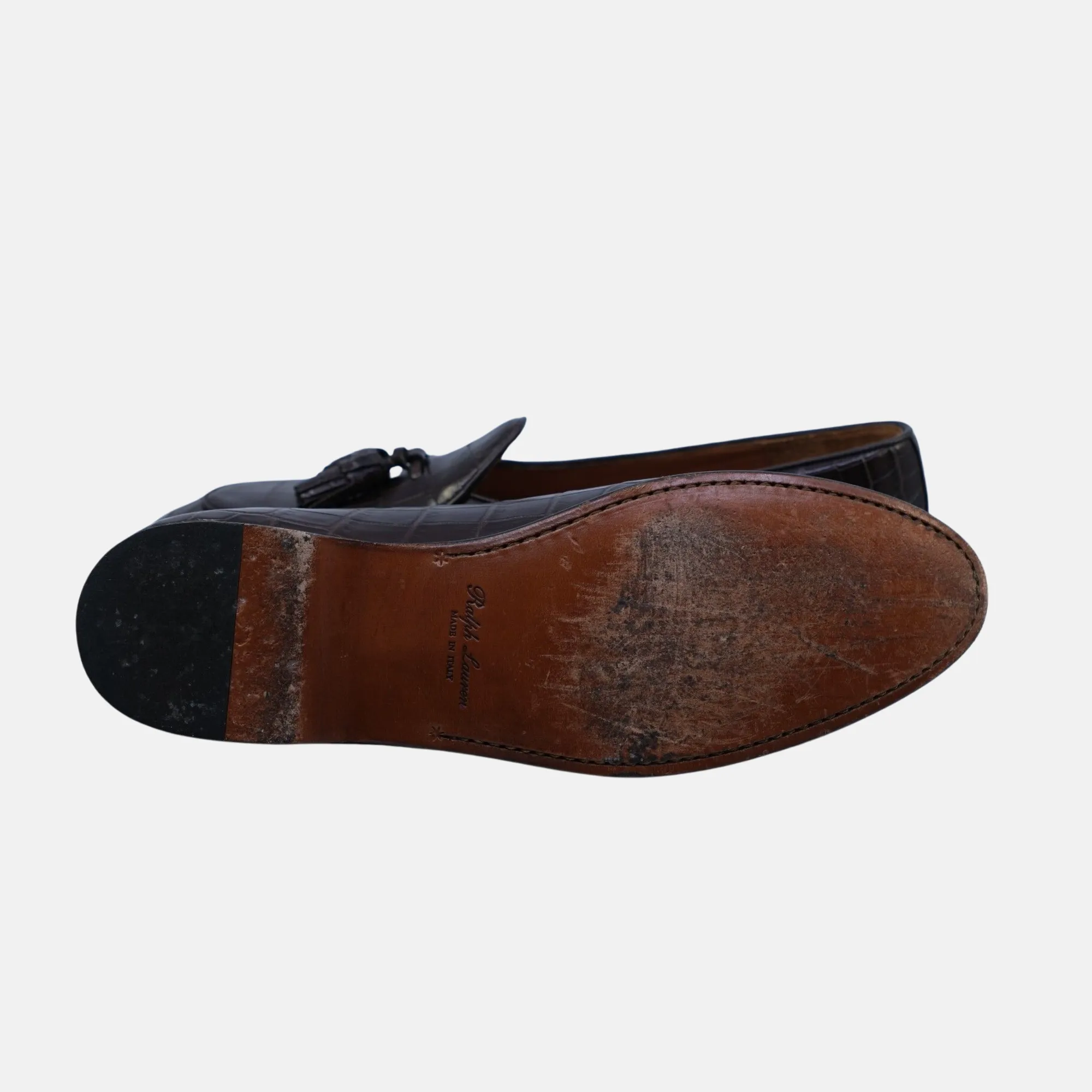 Dark Brown Alligator Loafers (EU 45)