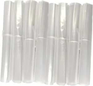 DECHOUS 60pcs Dry Cleaning Bag Hanger Covers for Clothes Hanging Garment Bag Clothes Cover Easy to Store and Reuse