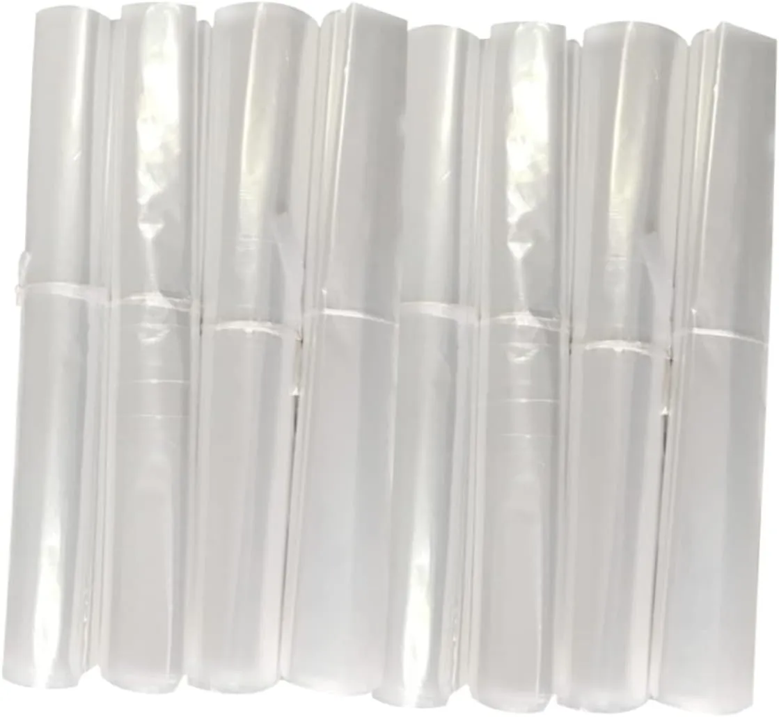 DECHOUS 60pcs Dry Cleaning Bag Hanger Covers for Clothes Hanging Garment Bag Clothes Cover Easy to Store and Reuse