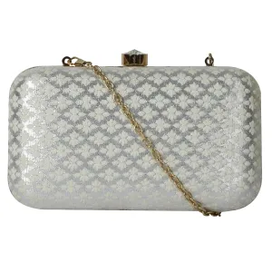 Ethnic design Clutch bag with golden chain | Shoulder Bags |Crossbody Bag Purses |Handbags |Evening Bag| Clutch bag with Chain for Women.