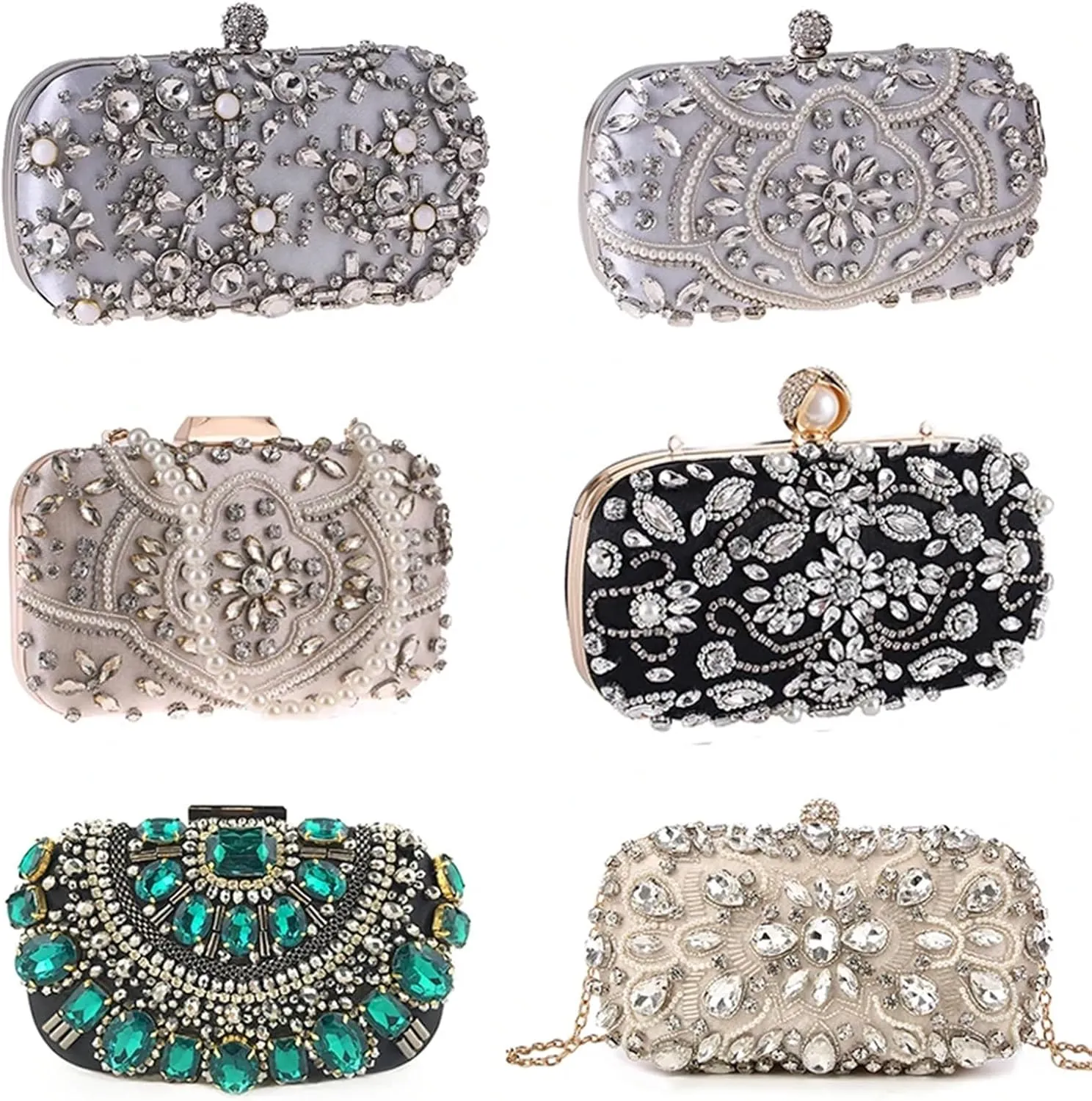 Evening Bag Women's Evening Clutch Bag Party Purse Wedding Clutches For Bridal