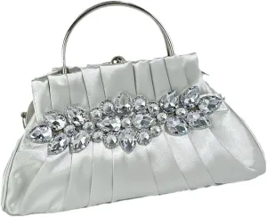 Evening BagsWomen Evening Bag Pleated Crossbody Bag Wedding Clutches Bag Handbag and Purse Chain Strap Shoulder Bag