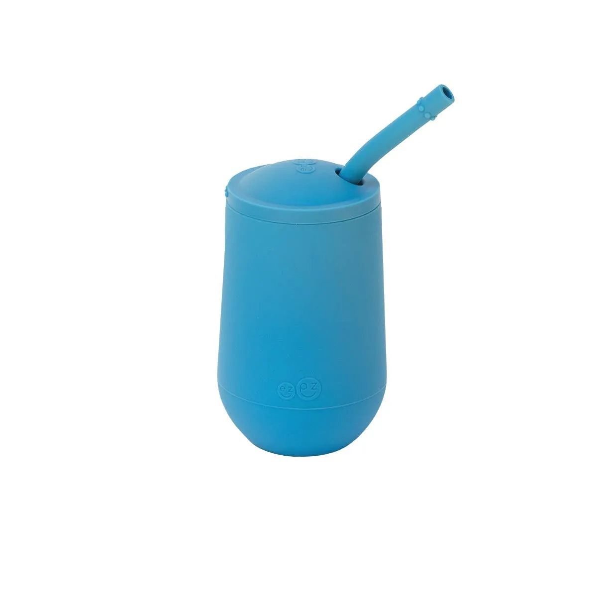 ezpz - Happy Cup   Straw System Blue