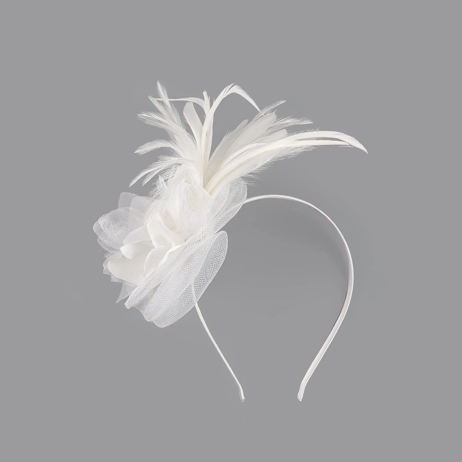 Fascinators Hats for Women,Cocktail and Party Fascinator Hair Clip with Feathers,Kentucky Derby Hats Headbands for Women