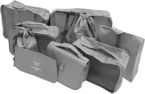 FRCOLOR Suitcase Packing Cubes Set 4pc Travel Organizer Bags Vacuum Storage Bags for Travel