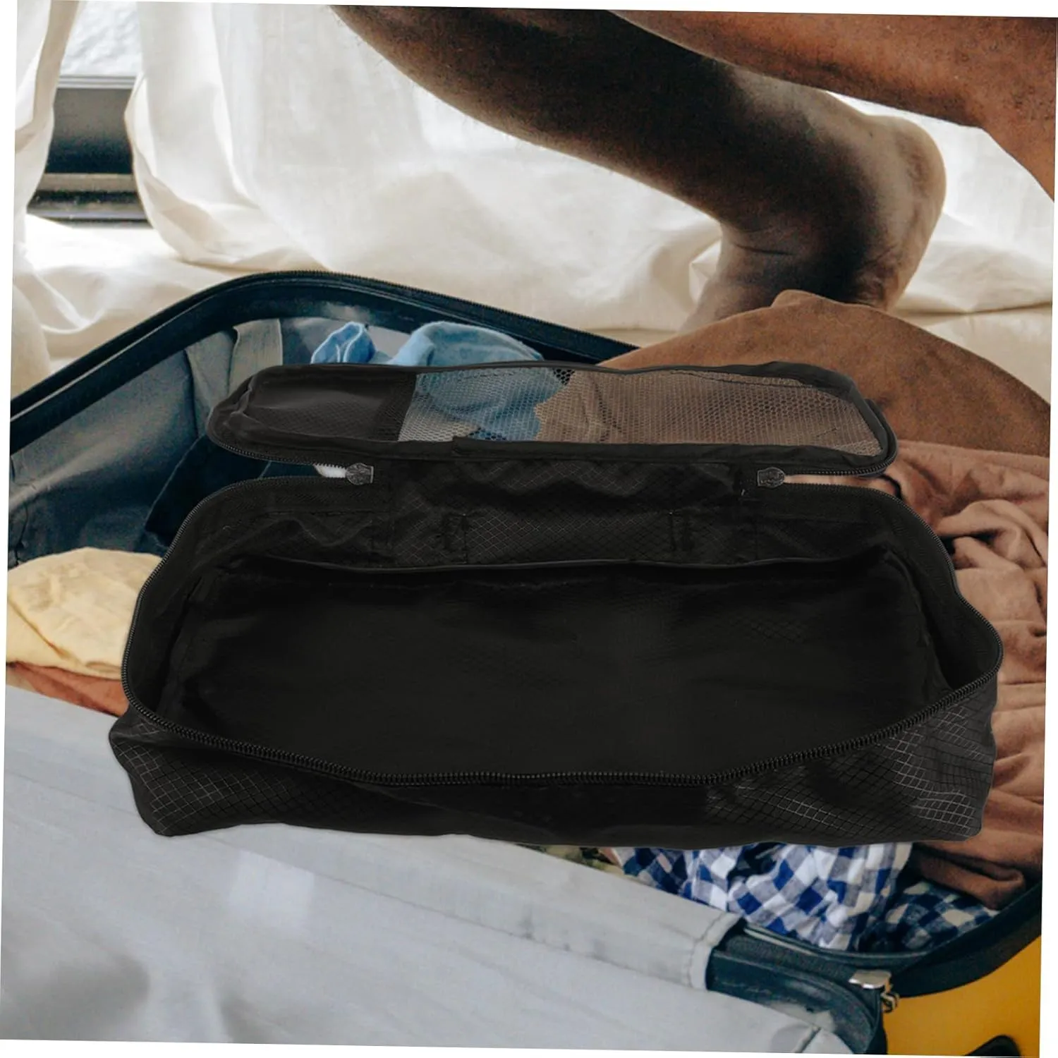 GALPADA Travel Suitcase Bag Luggage Organizers for Suitcases Packing Cubes Bag Shoe Storage Organizer Travel Packing Cubes