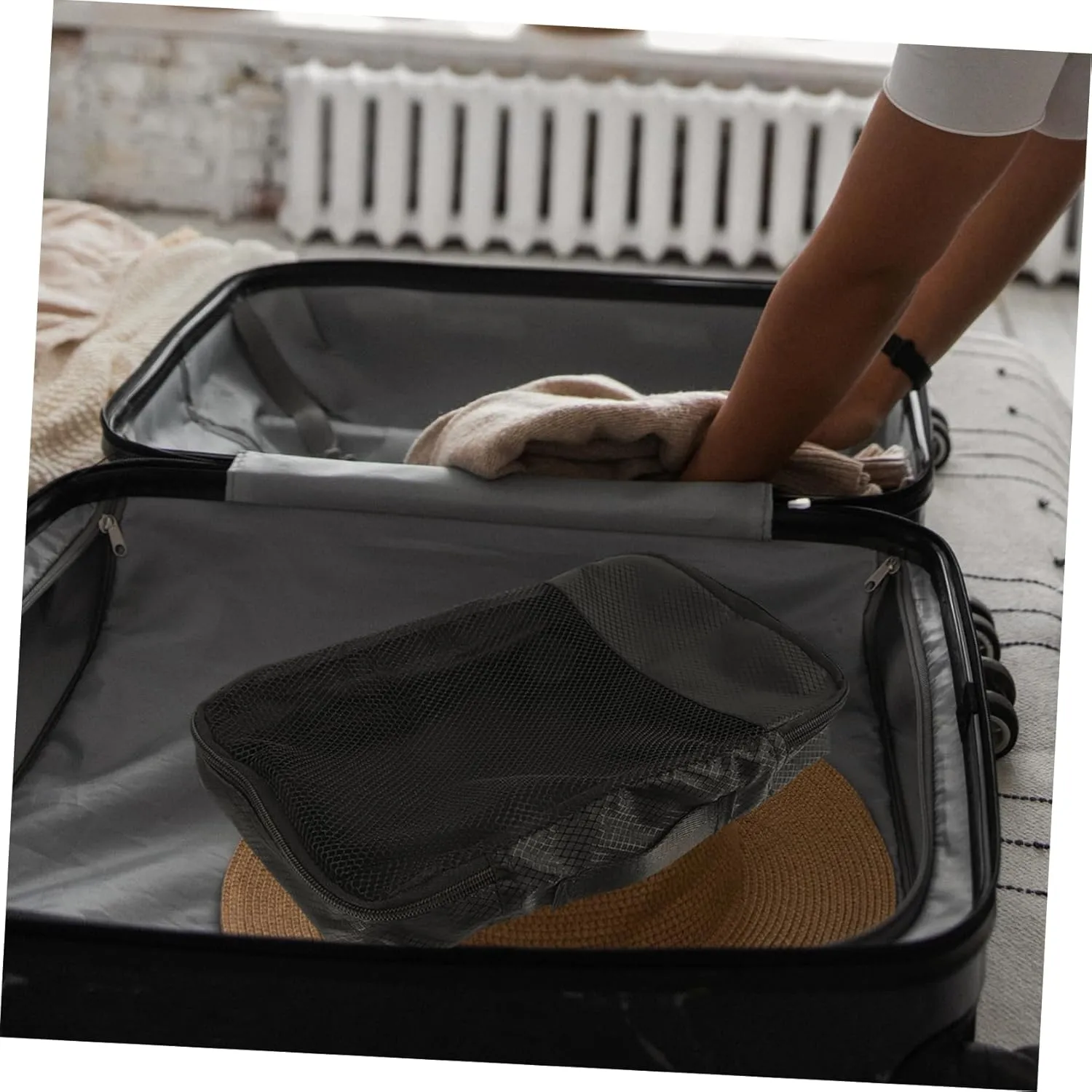 GALPADA Travel Suitcase Bag Luggage Organizers for Suitcases Packing Cubes Bag Shoe Storage Organizer Travel Packing Cubes