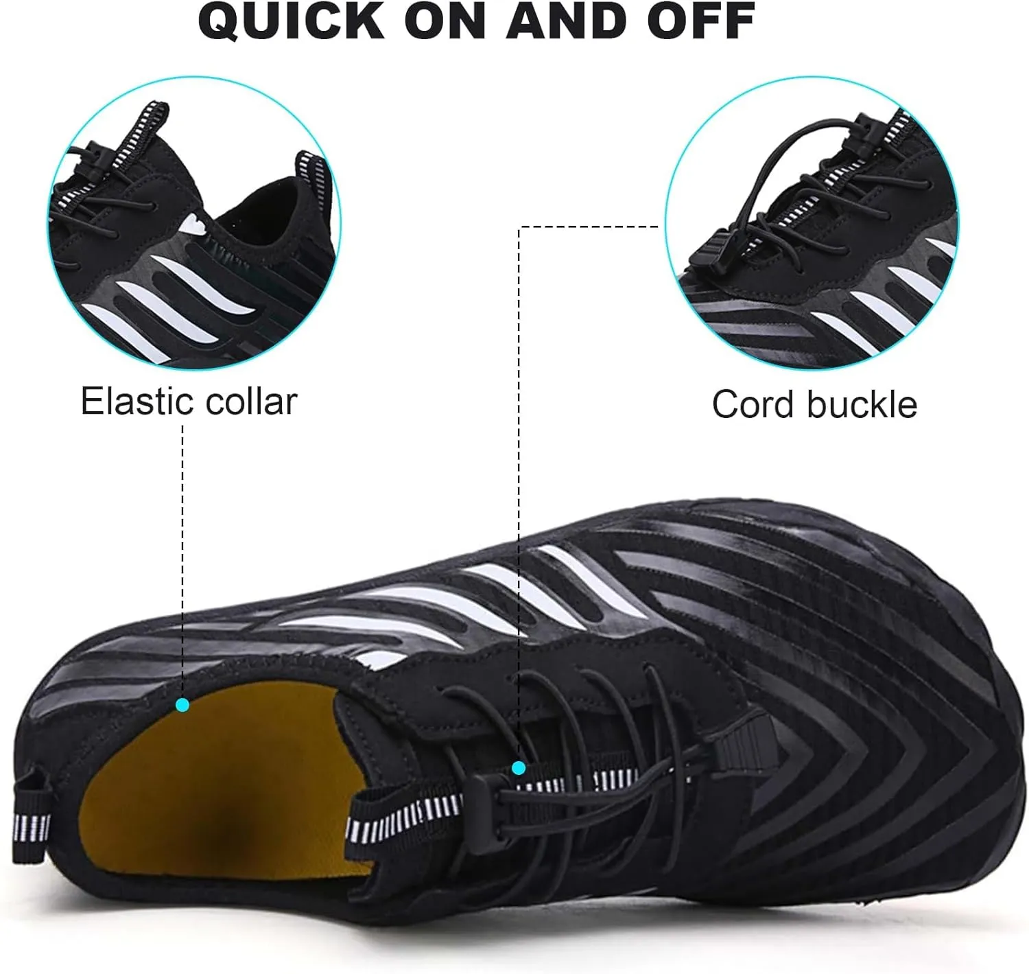 Giltpeak Hike Barefoot Shoes Women Men, Pro Wide Slip-On Minimalist Athletic Quick Dry Baresteps Shoes Unisex