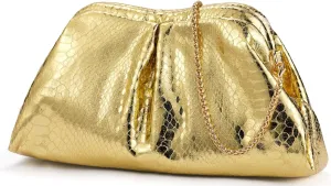 Gold Clutch Purses for Women