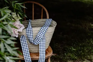 Goodman Market Basket | Baltic Blue Check