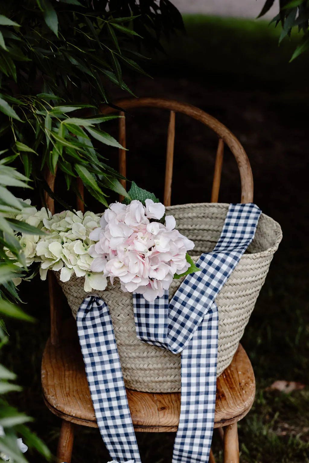 Goodman Market Basket | Baltic Blue Check