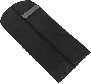 Hanging Clothes Storage Bags Garment Protector Bag with Zipper for Suits Jackets Dresses Coats Black for Closet Organization