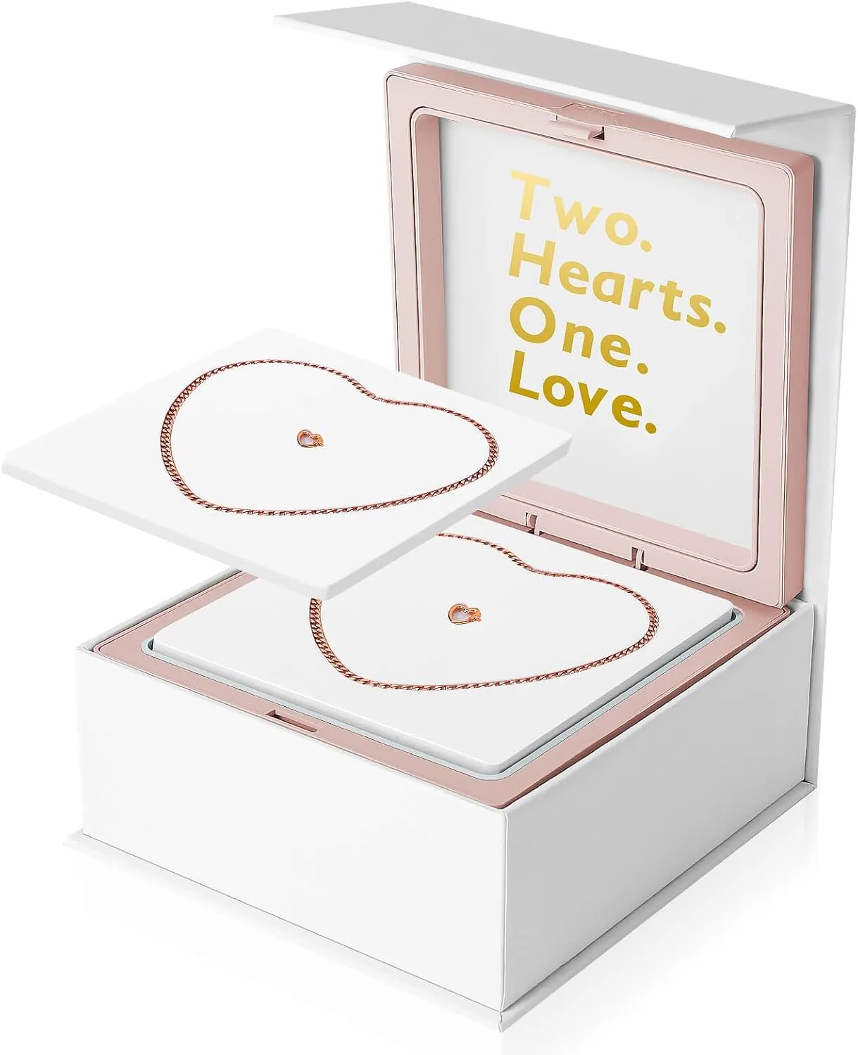 HERSIN Permanent Bracelet Kit  Locking Heart Clasp DIY Bracelet Set for Couples, Friends, and Family  Unique Jewelry for Anniversary