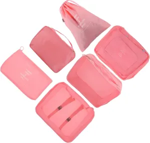 Homoyoyo 1 Set Garment Bags for Travel Tote Bag and Makeup Bag Set Waterproof Portable Clothing Bags