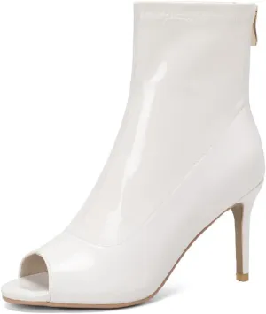 HROYL Zapatos de Baile Latino Mujer Zapatos de Baile de Saln Botas de Baile de Punta Abier