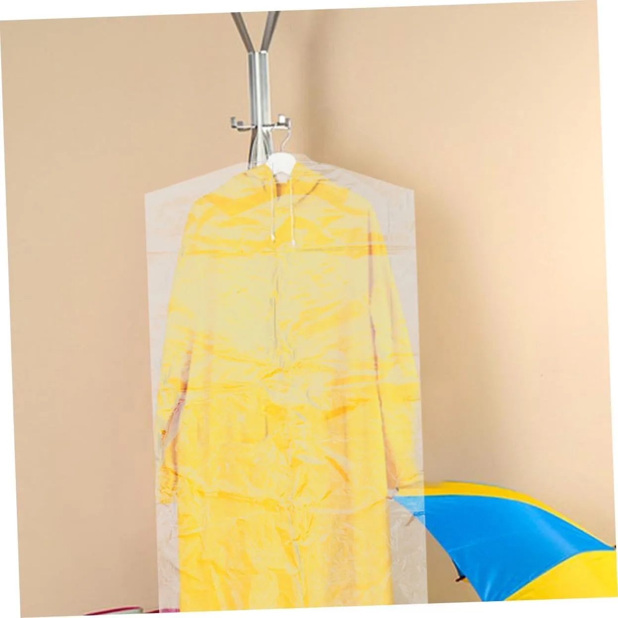 IMIKEYA 40pcs Plastic Garment Bags for Hanging Travel Storage Bags Clothing Covers Home Use